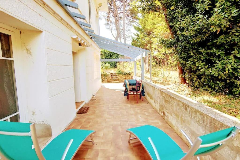Maison De Charme A 200 Bord De Mer, Terrasse, Jardin- Lesclesdenicole Le Pradet Exteriér fotografie